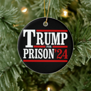 Trump für das Gefängnis '24 Keramik Ornament