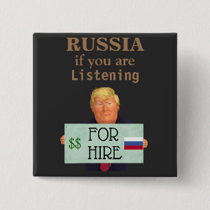 Trump für den Hüttenknopf Button