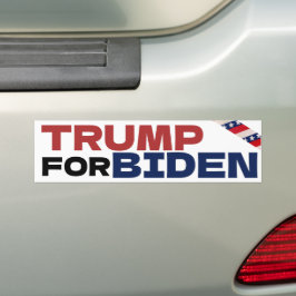 Trump für die Sarcastische Wahl der Biden-Demokrat Autoaufkleber