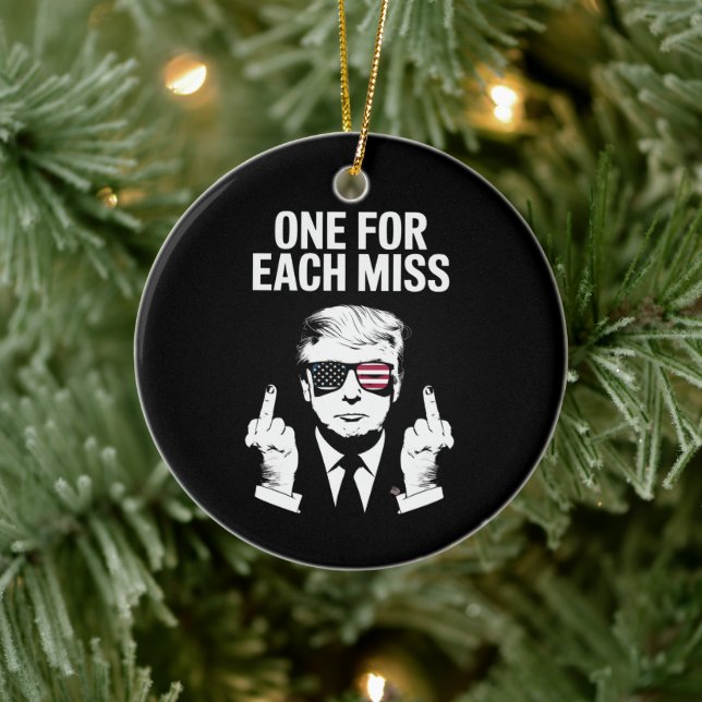 Trump für jede Frau Keramik Ornament (Baum)