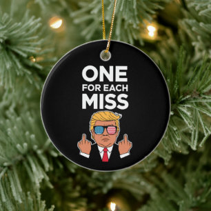 Trump für jede Frau Keramik Ornament