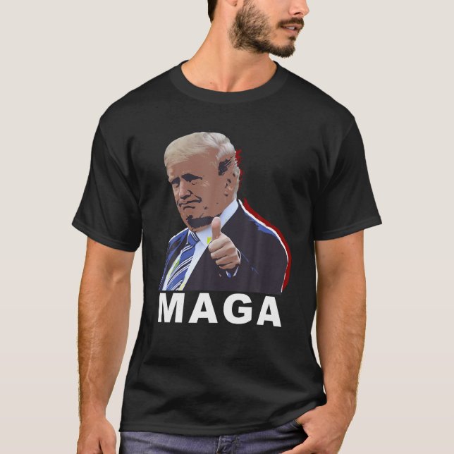 Trump für MAGA T-Shirt (Vorderseite)