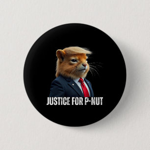 Trump für P-nut das Eichhörnchen Gerechtigkeit für Button