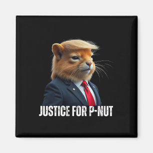 Trump für P-nut das Eichhörnchen Gerechtigkeit für Magnet