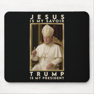 Trump für Papst T Shirt Präsident Trump T-Shirts 2 Mousepad