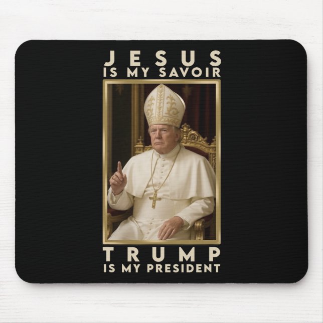Trump für Papst T Shirt Präsident Trump T-Shirts 2 Mousepad (Vorne)