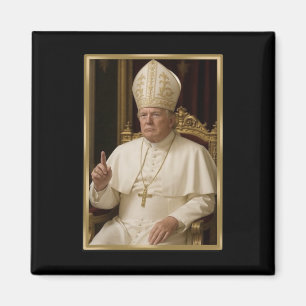 Trump Für Papst T Shirt Präsident Trump Tees 2025 Magnet