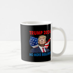 Trump für Präsident 2024 kein Bull mehr Kaffeetasse