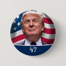 Trump für Präsident 47 für 2024 Button