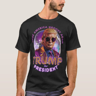 Trump für Präsident Meme Funny Election 2024 Campa T-Shirt