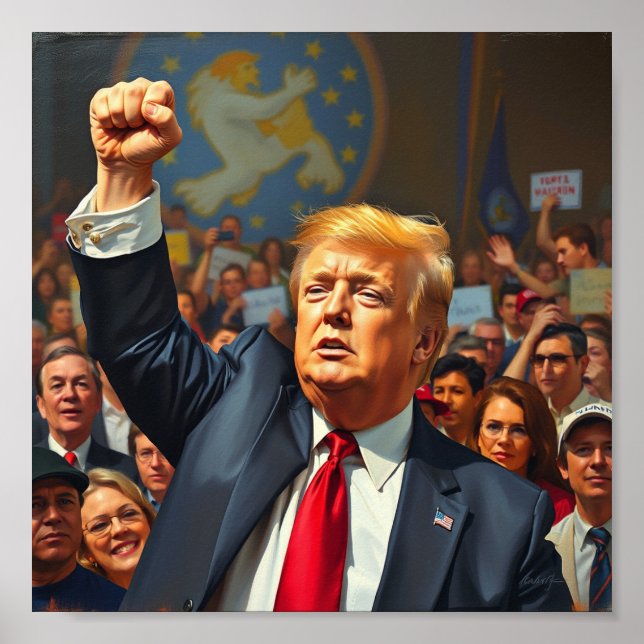 Trump für Präsident Poster (Vorne)
