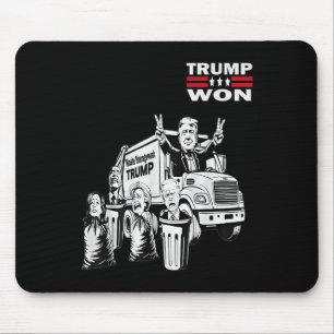 Trump Garbage Truck Waste Management 47. Funny - Mousepad