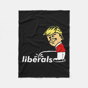 Trump gegen den Liberalen Donald Trump knüppelt vo Fleecedecke
