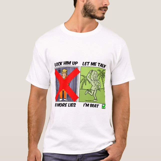 Trump gegen Kamala T - Shirt (Vorderseite)