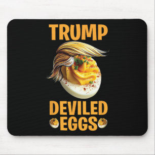 Trump gehackte Eier Lustige politische Thanksgivin Mousepad