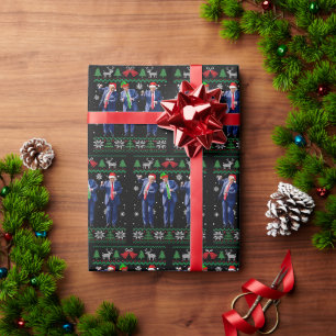 Trump-Geschenkpapier Weihnachten Lustiger Trump-Ta Geschenkpapier