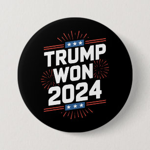 Trump gewann 2024 den 47. Platz im Weißen Haus Button