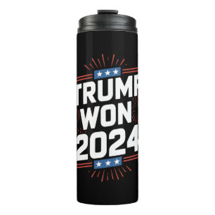 Trump gewann 2024 den 47. Platz im Weißen Haus Thermosbecher