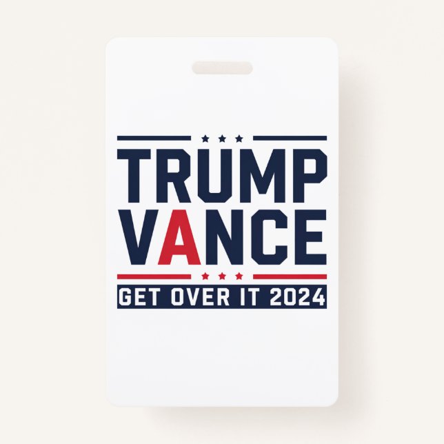 Trump gewann 2024 den Präsidenten Trump Vance Ausweis (Vorderseite)