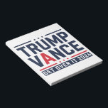 Trump gewann 2024 den Präsidenten Trump Vance Notizblock<br><div class="desc">Trump gewann 2024 den Präsidenten Trump Won</div>