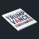 Trump gewann 2024 den Präsidenten Trump Vance Notizblock<br><div class="desc">Trump gewann 2024 den Präsidenten Trump Won</div>