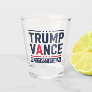 Trump gewann 2024 den Präsidenten Trump Vance Schnapsglas