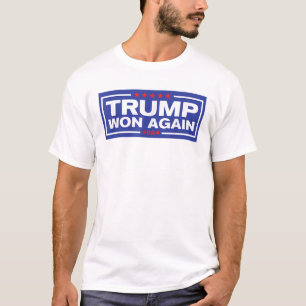 Trump gewann 2024 Donald Trump 47. Präsident T-Shirt