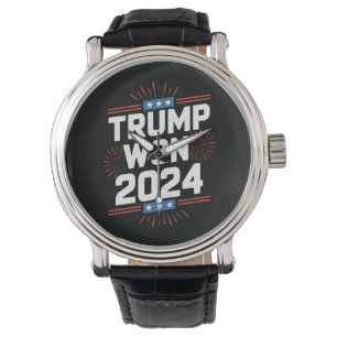 Trump gewann 2024 Präsident 47. des Weißen Hauses Armbanduhr