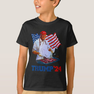 Trump gewann 2025 BBQ Die Kunst des Grills Politis T-Shirt