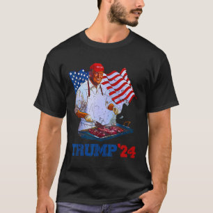 Trump gewann 2025 BBQ Die Kunst des Grills Politis T-Shirt