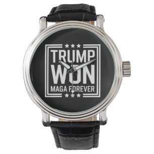 Trump gewann die 47. US-Präsidenten-Maga-Wahl 2024 Armbanduhr