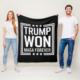 Trump gewann die 47. US-Präsidenten-Maga-Wahl 2024 Fleecedecke