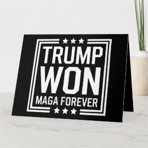 Trump gewann die 47. US-Präsidenten-Maga-Wahl 2024 Karte