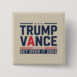 Trump gewann die Präsidentschaftswahl 2024 Präside Button
