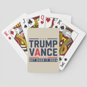 Trump gewann die Wahl 2024 Präsident Trump Vance Spielkarten