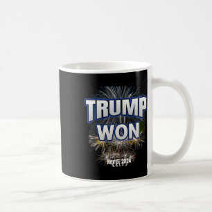 Trump gewann Trump-Sieg 2025 Wahlfeier  Kaffeetasse