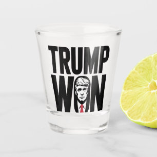 Trump gewann Trump Vance-Präsidentenrede Schnapsglas