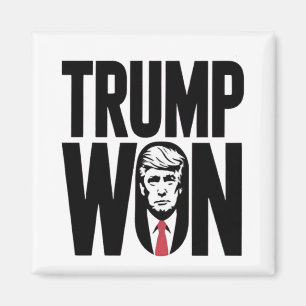 Trump gewann Trump Vance Wahl Präsident Rede Magnet