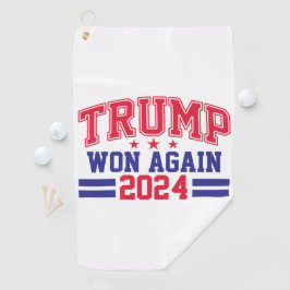Trump gewann wieder 2024 golfhandtuch