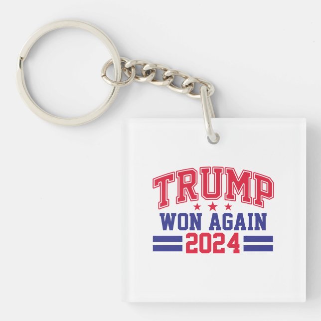Trump gewann wieder 2024 schlüsselanhänger (Vorderseite)