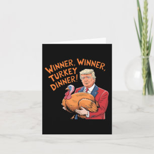 Trump Gewinner Funny Sieger Türkei Abendessen Than Karte