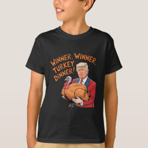 Trump Gewinner Funny Sieger Türkei Abendessen Than T-Shirt