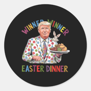 Trump Gewinner Osterfest Runder Aufkleber