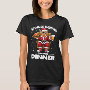 Trump Gewinner Türkei Abendessen Funny Trump Chri T-Shirt