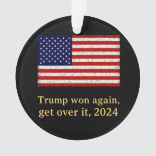 Trump gewinnt 2024 wieder an Trump Ornament