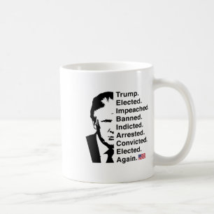 Trump gewinnt 2024 Wortliste Neuwahl Sieg 45 47 Tr Kaffeetasse