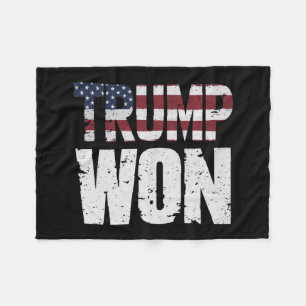 Trump gewinnt 47. US-Präsident Won Election 2024 Fleecedecke