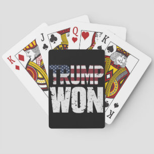 Trump gewinnt 47. US-Präsident Won Election 2024 Spielkarten