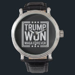 Trump gewinnt 47. Wahl von US-Präsident Maga 2024 Armbanduhr<br><div class="desc">US-Präsident Won Election 2024 gewinnt Trump 47.</div>