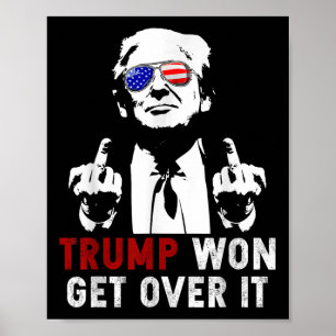 Trump gewinnt an Fahrt mit Patriotic Pro Trump Ant Poster